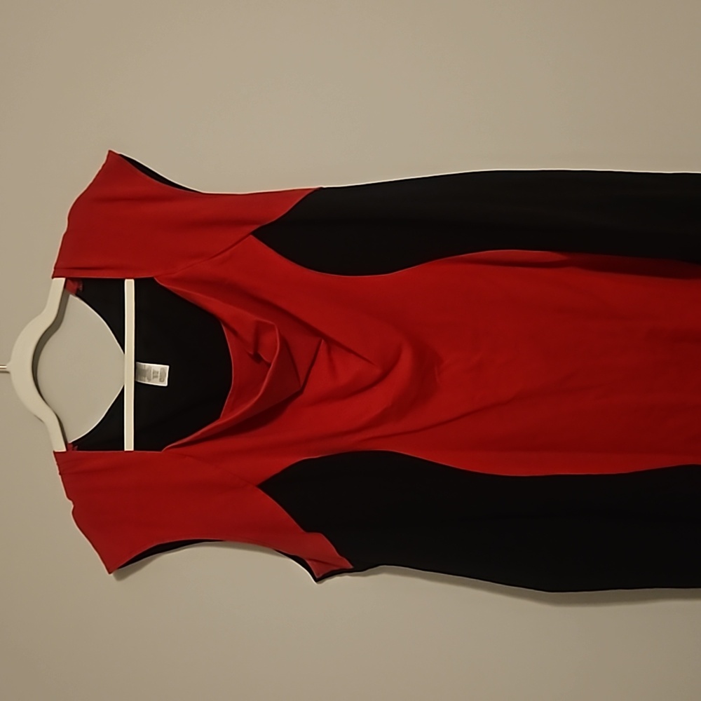 Midi Dress with Scoop Neck